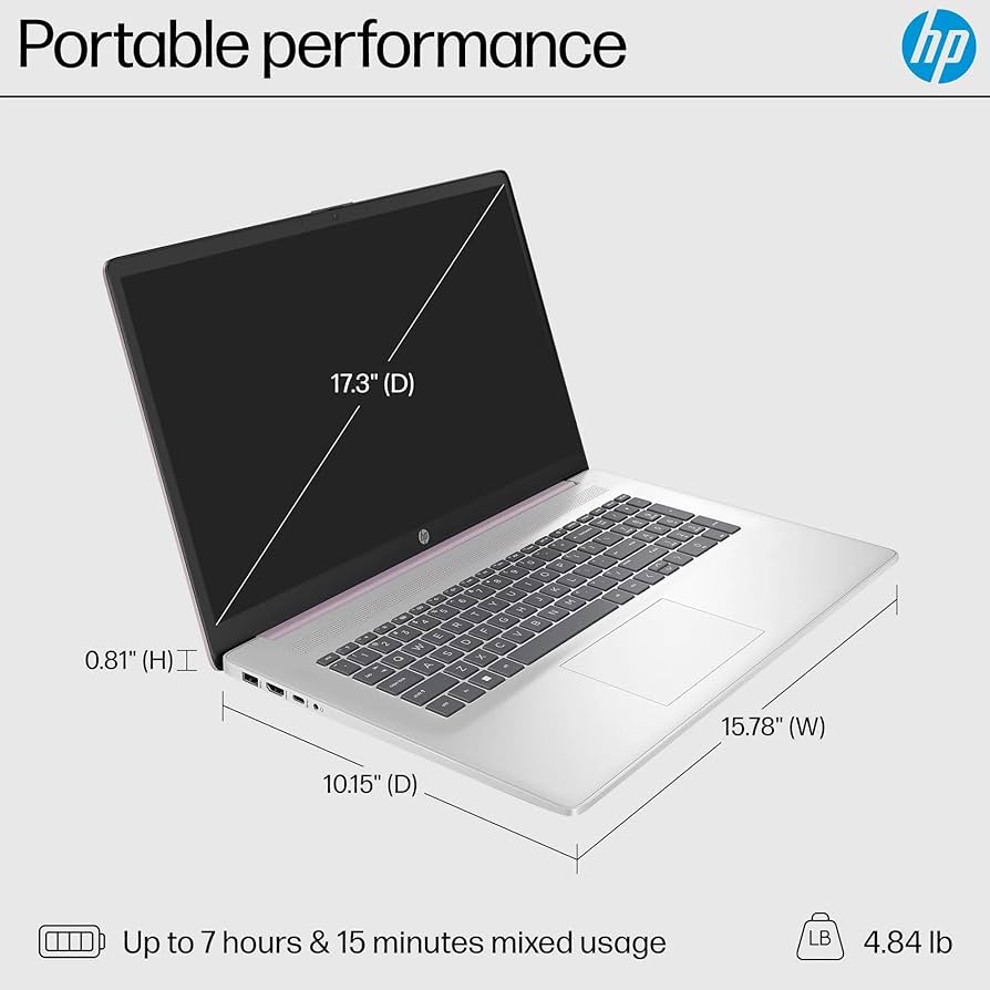 17インチ　HP　SSD256GB corei7 8GB office　難あり Amazon.com: HP 17 17.3